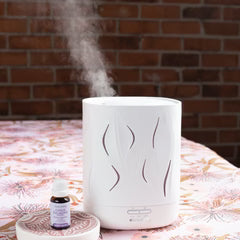 Aroma-Cloud Humidifier Diffuser + Immune Oil